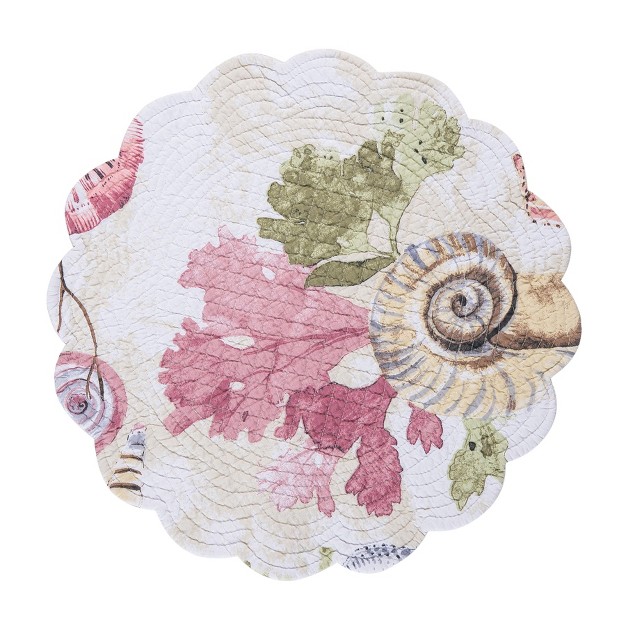 C amp f Home Vilano Bay Round Placemat S 6