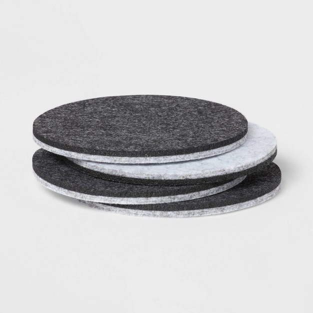 4pk Felt Coasters