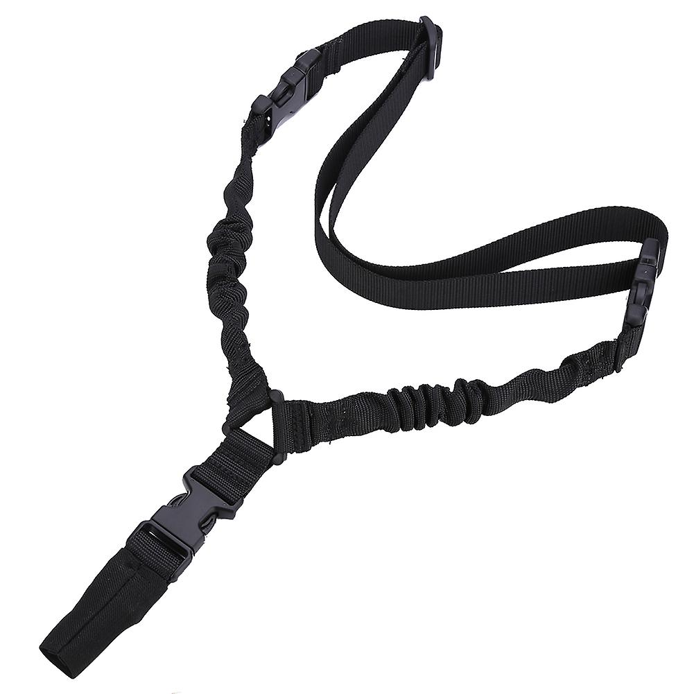 Durable Nylon Adjustable Military Rifle Airsoft Hunting Sling Strap Hook (black)