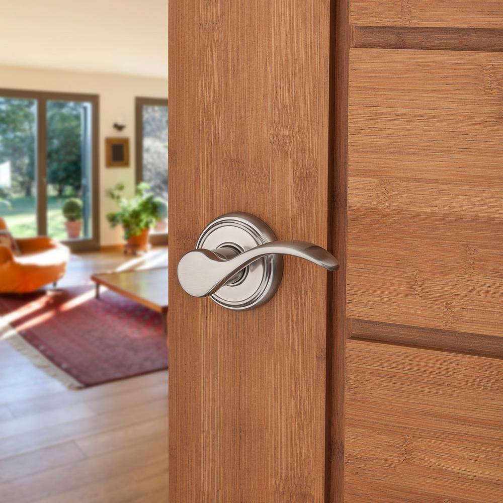 Baldwin Prestige Tobin Satin Nickel Universal HallCloset Door Handle 352TBL RDB 15 CP 6AL RCS