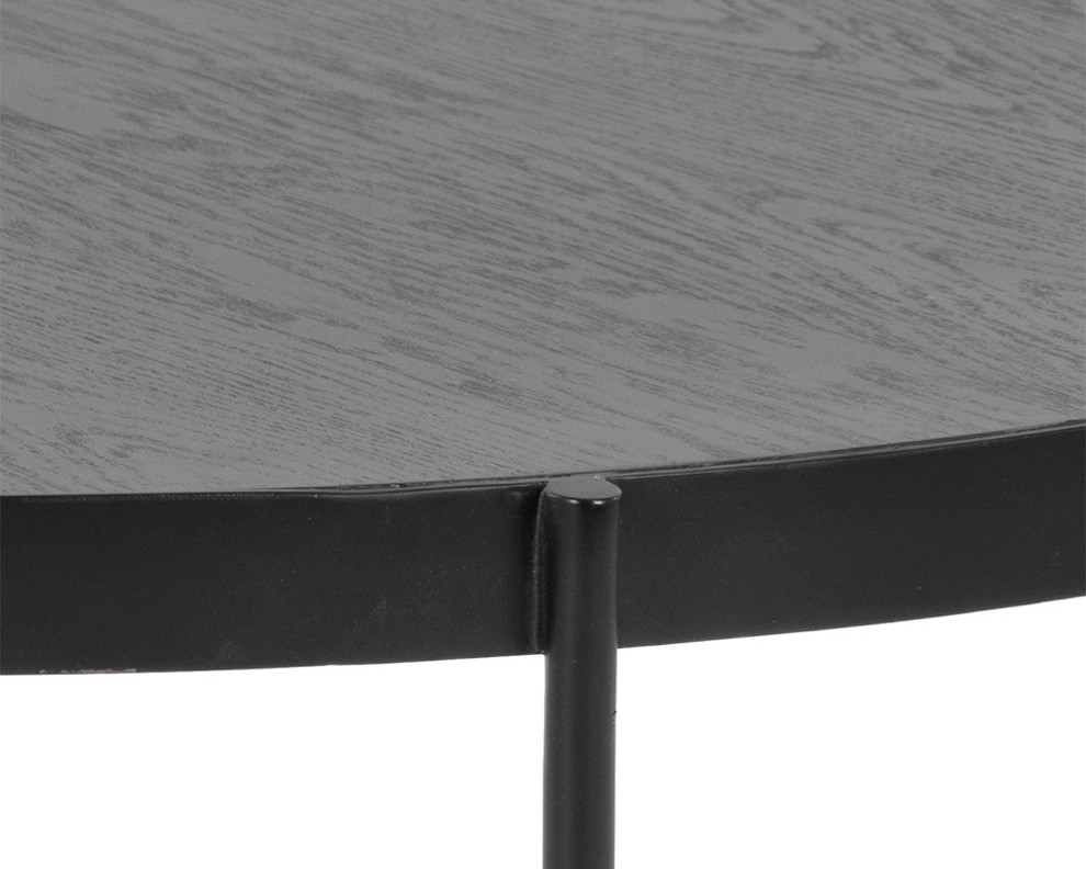 Willem Coffee Table  Medium  Oak Veneer   Industrial   Coffee Tables   by HedgeApple  Houzz