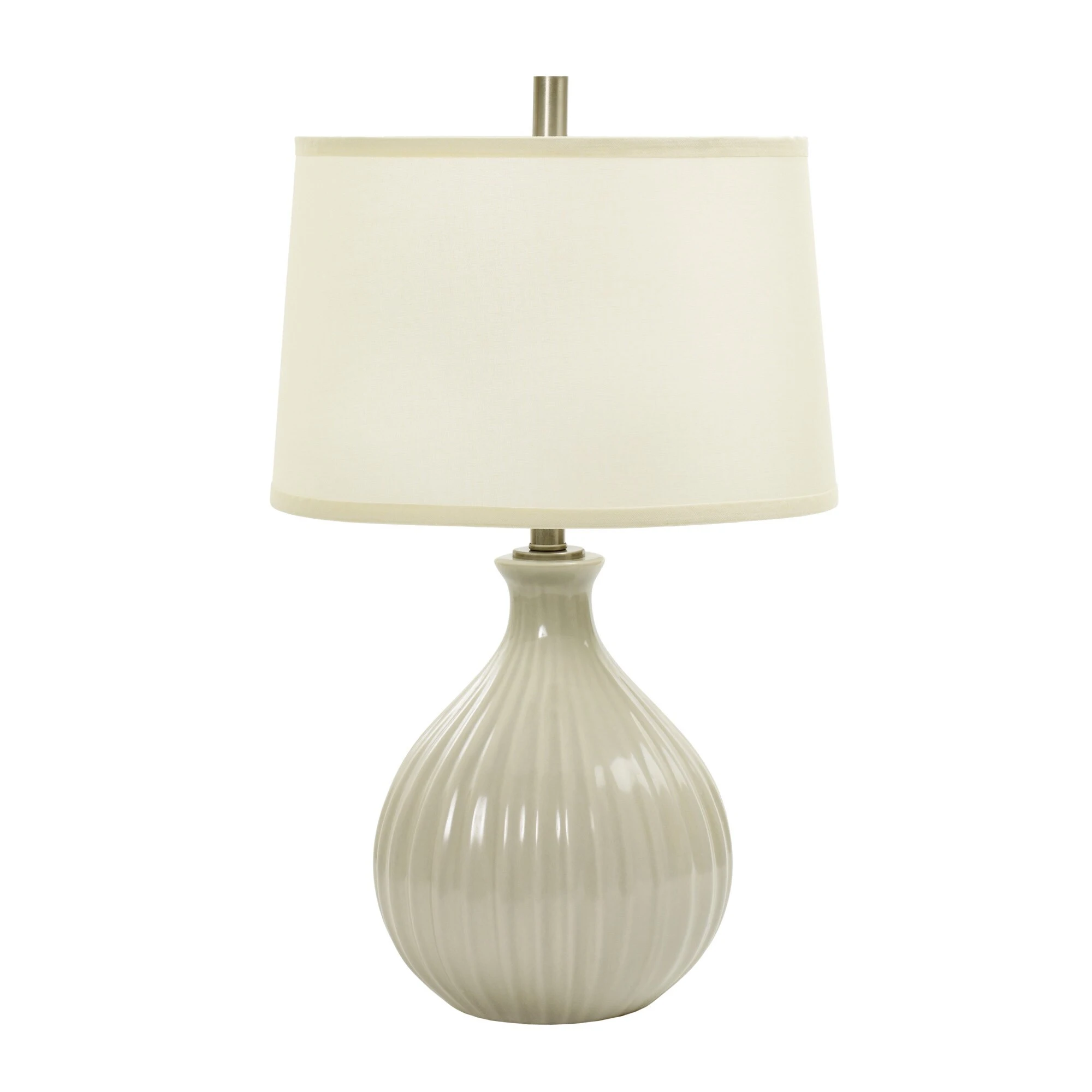 26-inch Coventry Crackle Ceramic Table Lamp w/Ripple Design