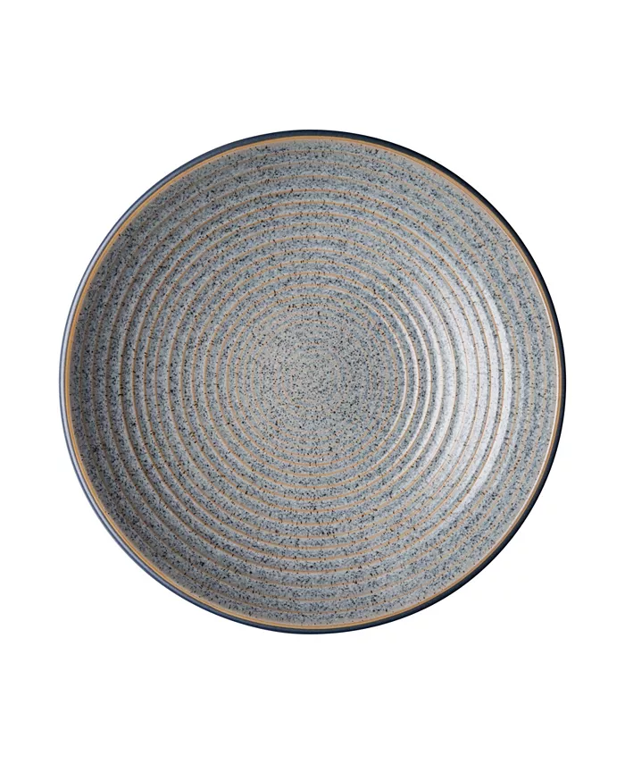 Denby Studio Craft Grey Medium Ridged Bowl