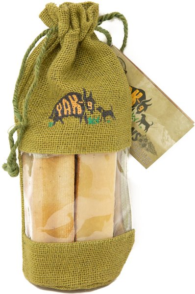 Yak9 Chews Flaxseed Yak Chew Dog Treats， 4 count， Small