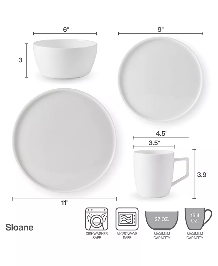 Mikasa Sloane Dinnerware Set 16 Piece