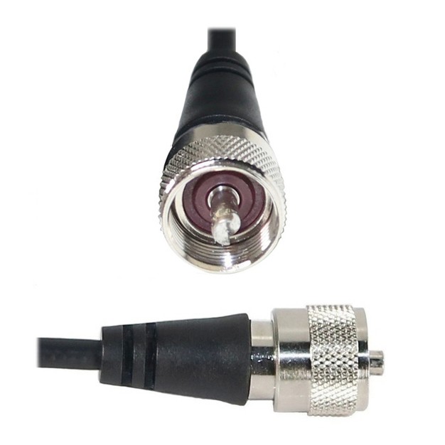 Tram 5 inch Black Steel Nmo Magnet Mount With Rg58 Coaxial Cable And Uhf Pl 259 Connector