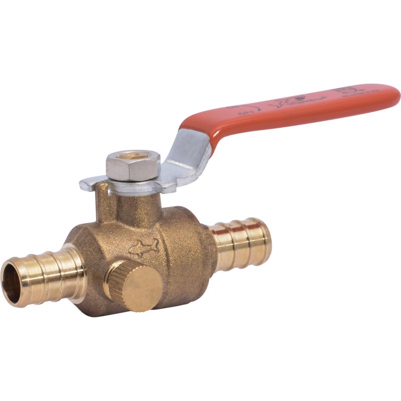 PEX BARB BALL VALVE 1/2