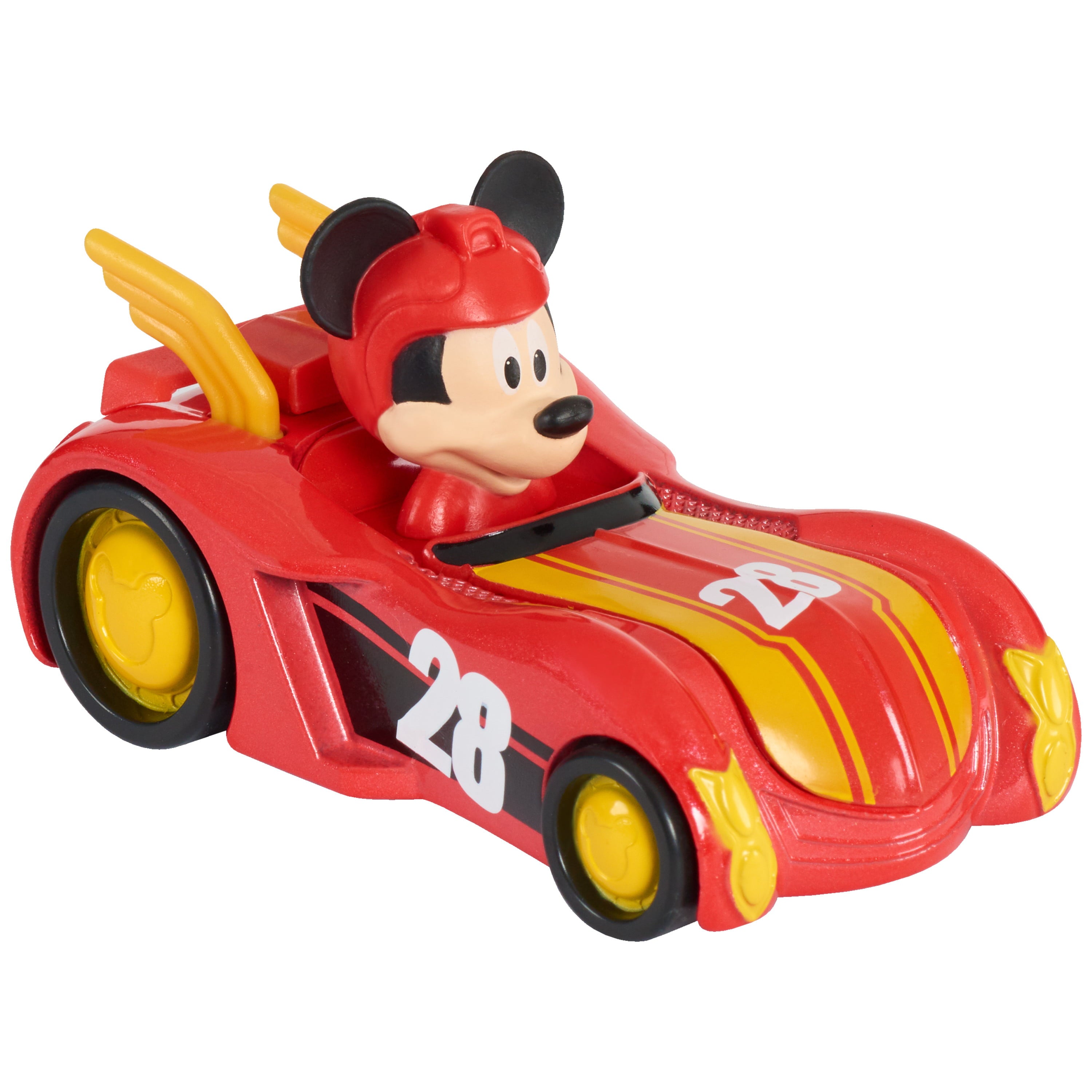 Mickey Mouse Die-Cast Roadster Vehicles 2-Pack， Mickey Mouse 2 Pack，  Kids Toys for Ages 3 Up， Gifts and Presents