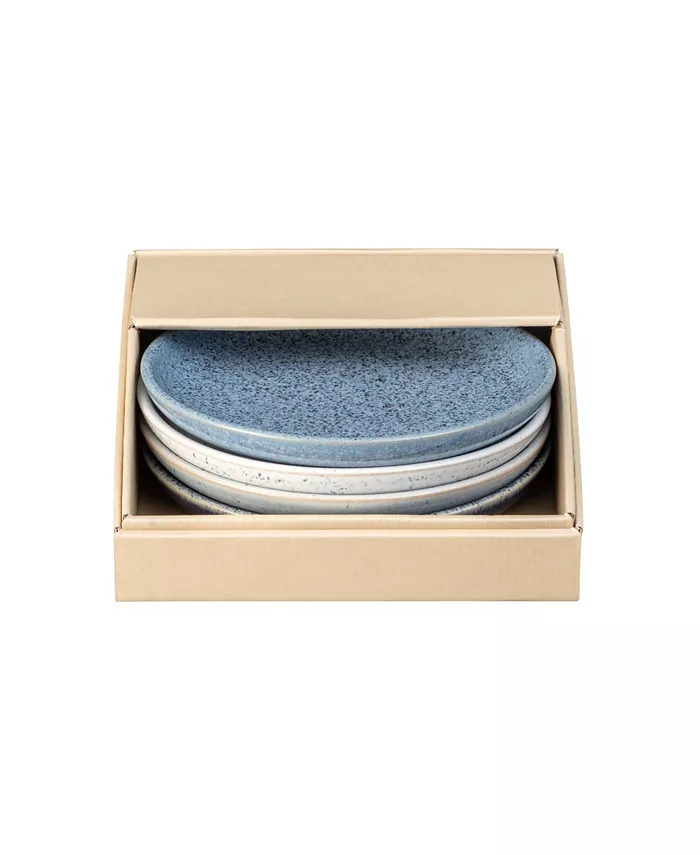 Denby Studio Blue Asoorted Small Plates Set of 4