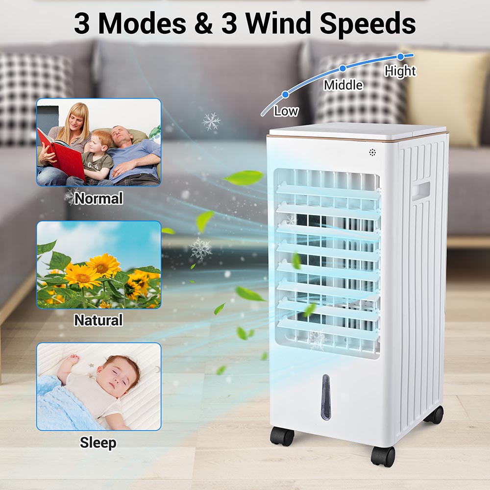 Yescom 3-in-1 3L Air Cooler Portable 65W with Remote