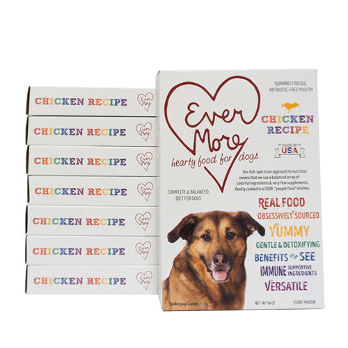 Evermore Frozen Gently Cooked Chicken Food for Dogs