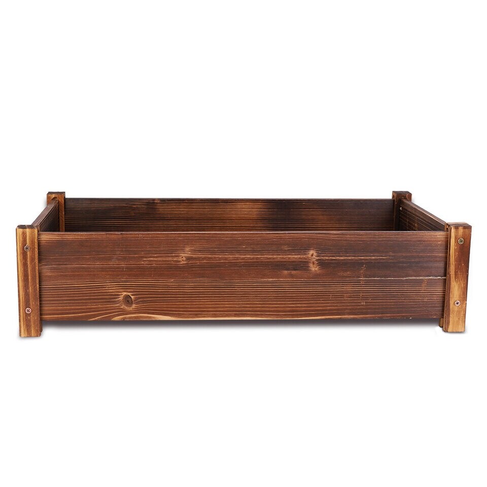 Large Rustic Wooden Planter