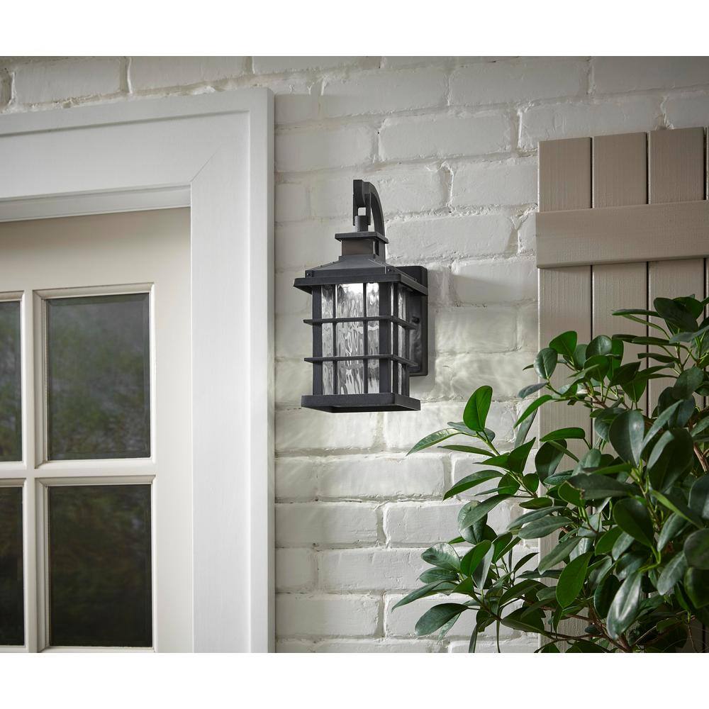 Home Decorators Collection Summit Ridge Collection Zinc Motion Sensor Outdoor Integrated LED Wall Lantern Sconce CQH1691LS-2