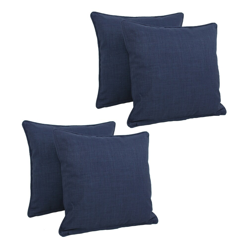 Blazing Needles 18 inch Accent Throw Pillows (Set of 4)