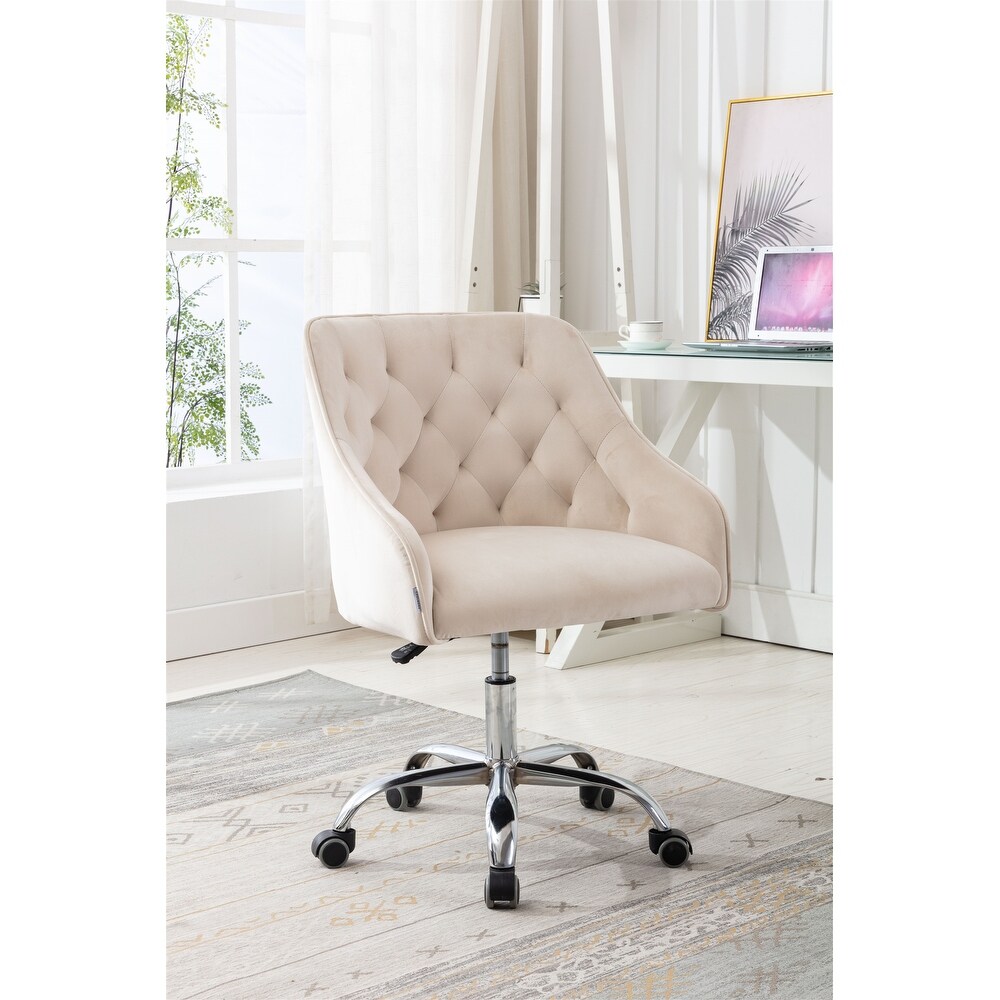 Swivel Shell Chair for Living Room Modern Leisure office Chair   22.83\