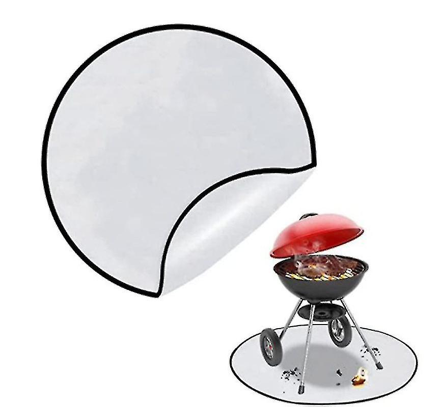 Fire Bowl Mat Fireproof Bbq Grills Mat Round，31 * 29.5 Cm