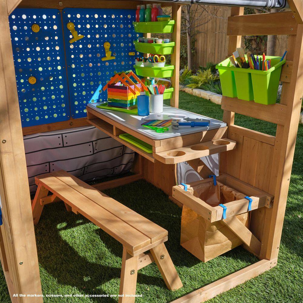 KidKraft Hobby Workshop Wooden Playhouse P280153E