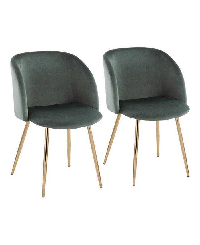 Lumisource Fran Contemporary Chair Set of 2