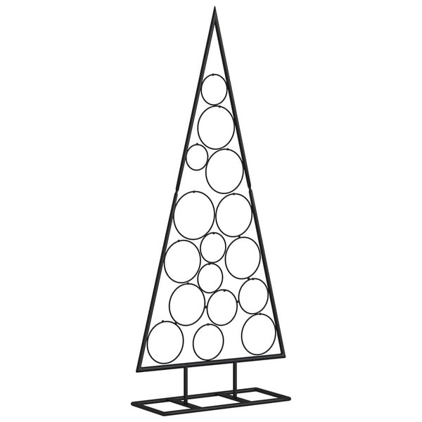 vidaXL Metal Christmas Tree for Decoration Black