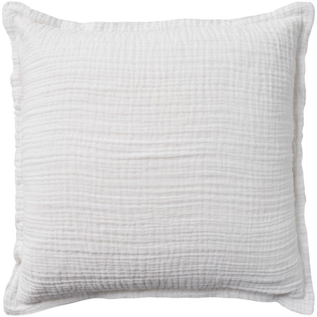 Oversize Sofia Four Layer Muslin Square Throw Pillow Cover Mina Victory