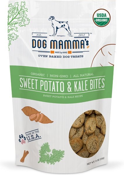 Dog Mamma’s Organic Sweet Potato and Kale Bites Dog Treats