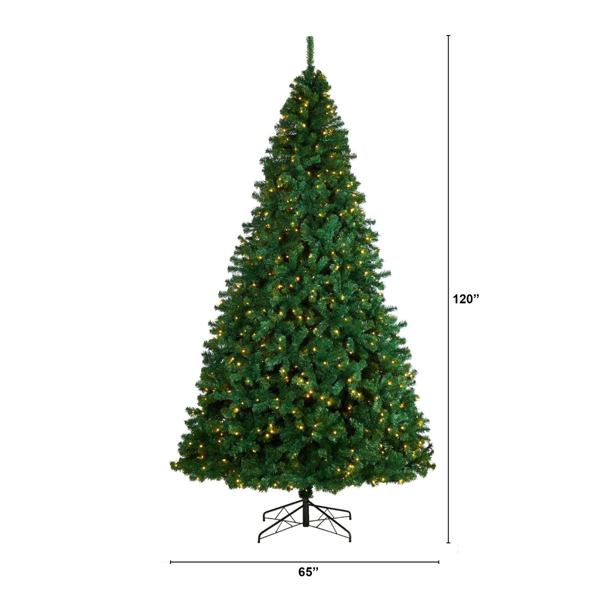 10' Artificial Christmas Tree with LED Lights – Ed's Plant Shop