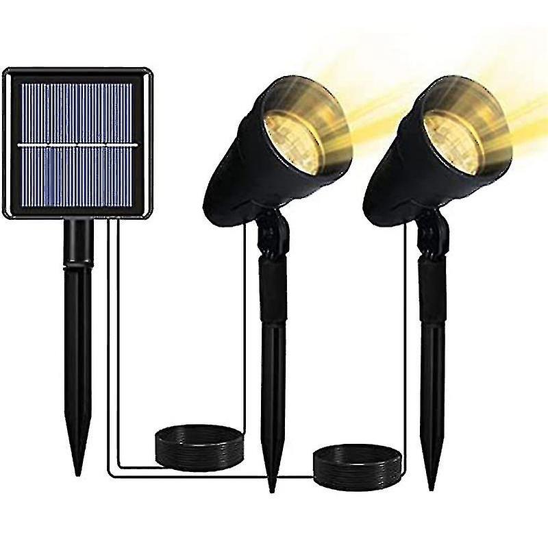 Led Solar Lawn Spotlight Ip65 Waterproof For Courtyard