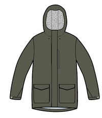 Alaska Recycled Jacket - Dusty Olive