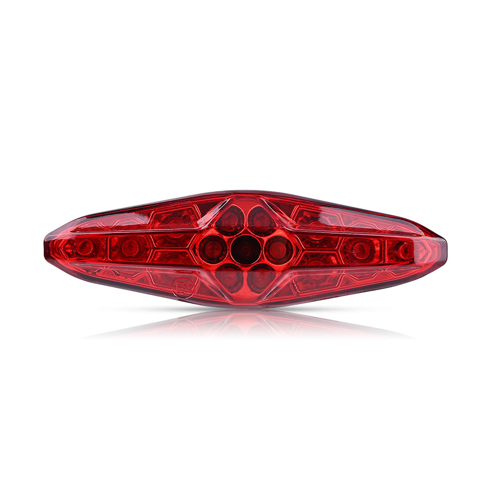 12v 15 Led Motorcycle Brake Stop Running Tail Light Rear Light Atv Dirt Bike Universal Red