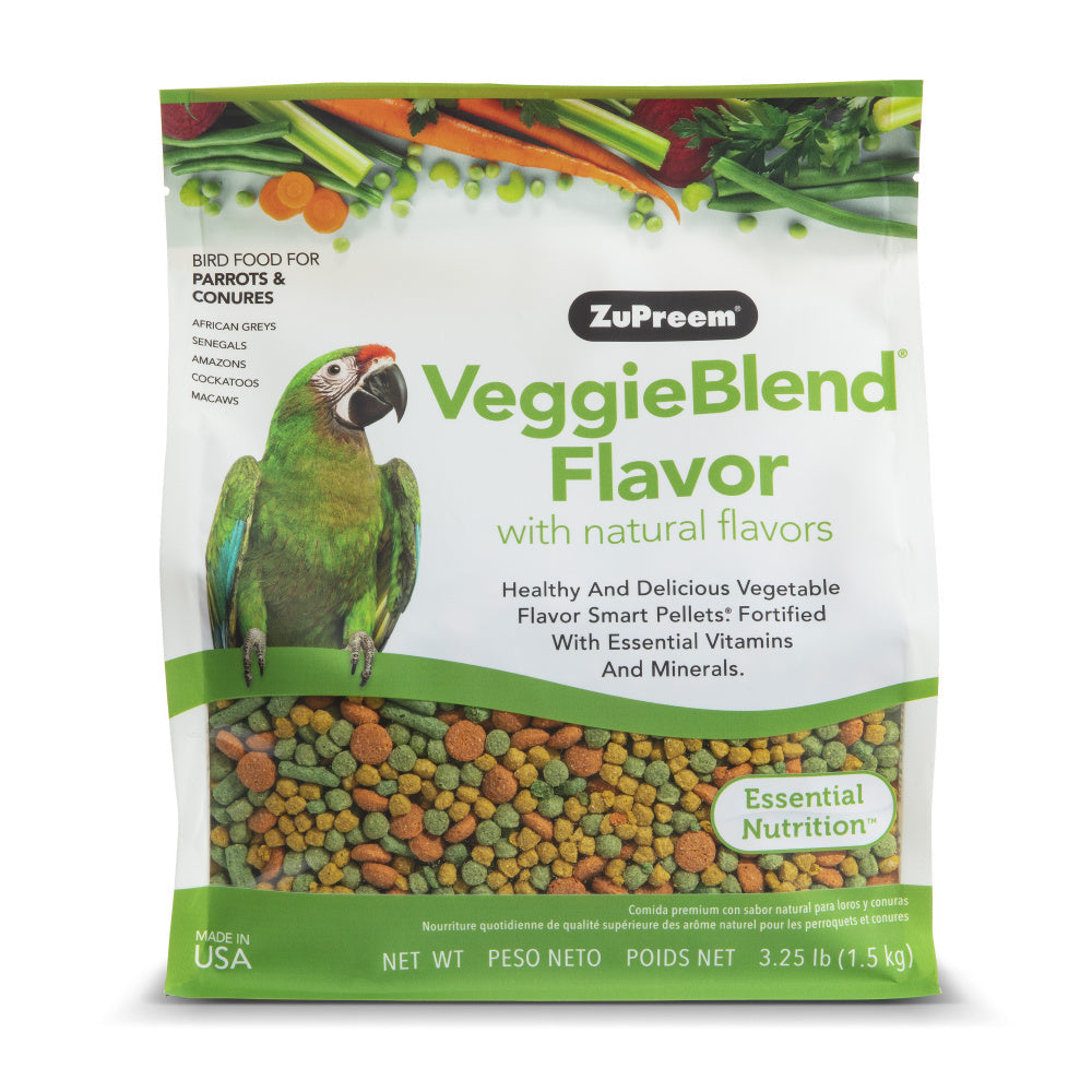 Zupreem VeggieBlend with Natural Flavors Parrot and Conure Food