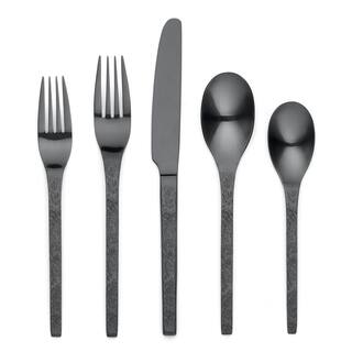 ORNATIVE Eve 20 Piece Matte Black 180 Stainless Steel Flatware Set Service for 4 10020MBR1