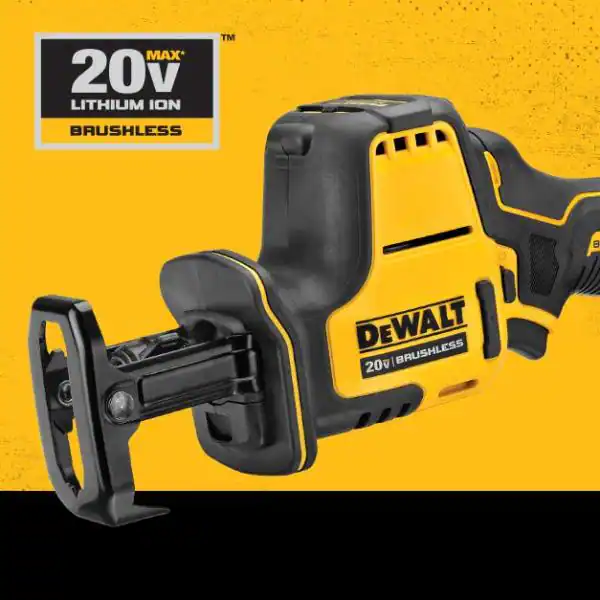 DEWALT ATOMIC 20-Volt MAX Cordless Brushless Compact Reciprocating Saw with (1) 5.0Ah Battery