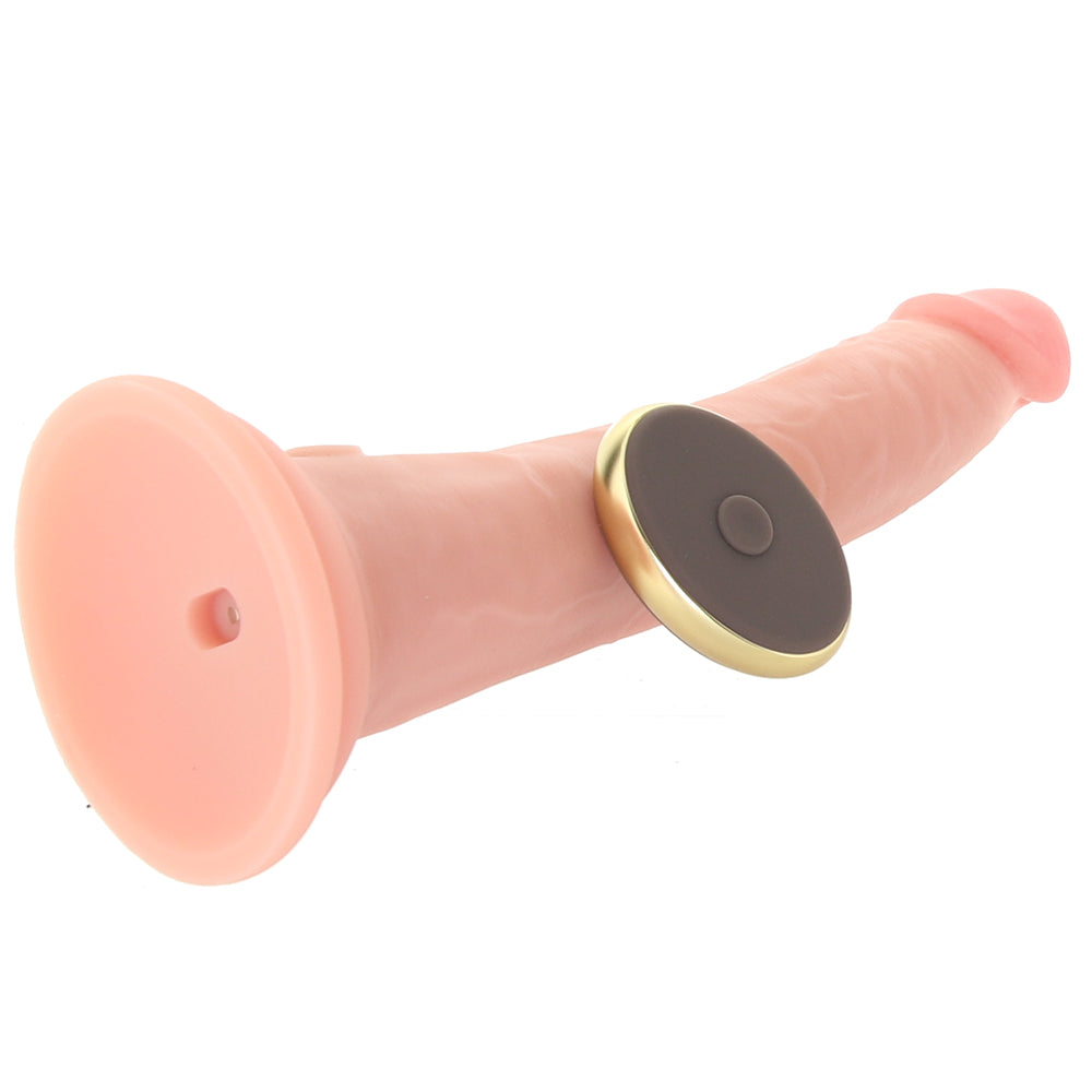 King Cock 7 Inch Dual Density Silicone Vibe in Light