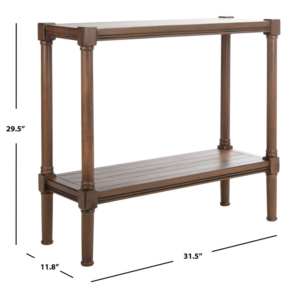 SAFAVIEH Rafiki Bottom Shelf Console Table   31.5\