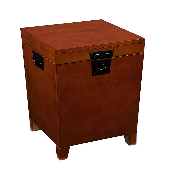 Southern Enterprises Pyramid Trunk End Table