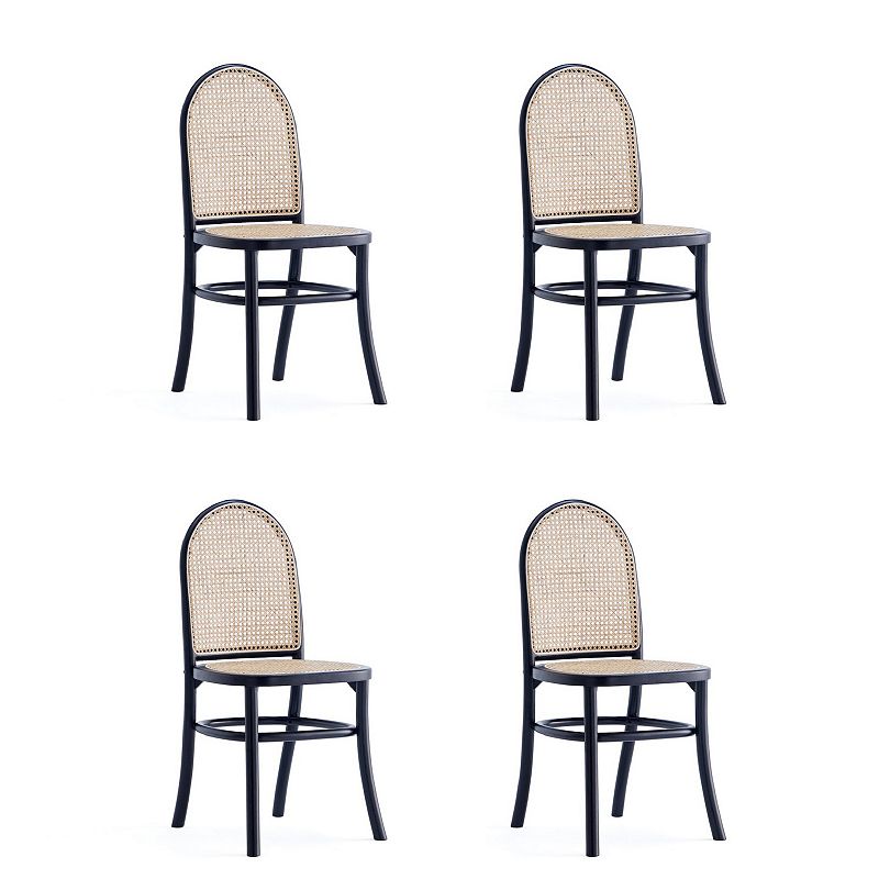 MANHATTAN COMFORT Paragon Angled Legs Dining Chair 4-piece Set