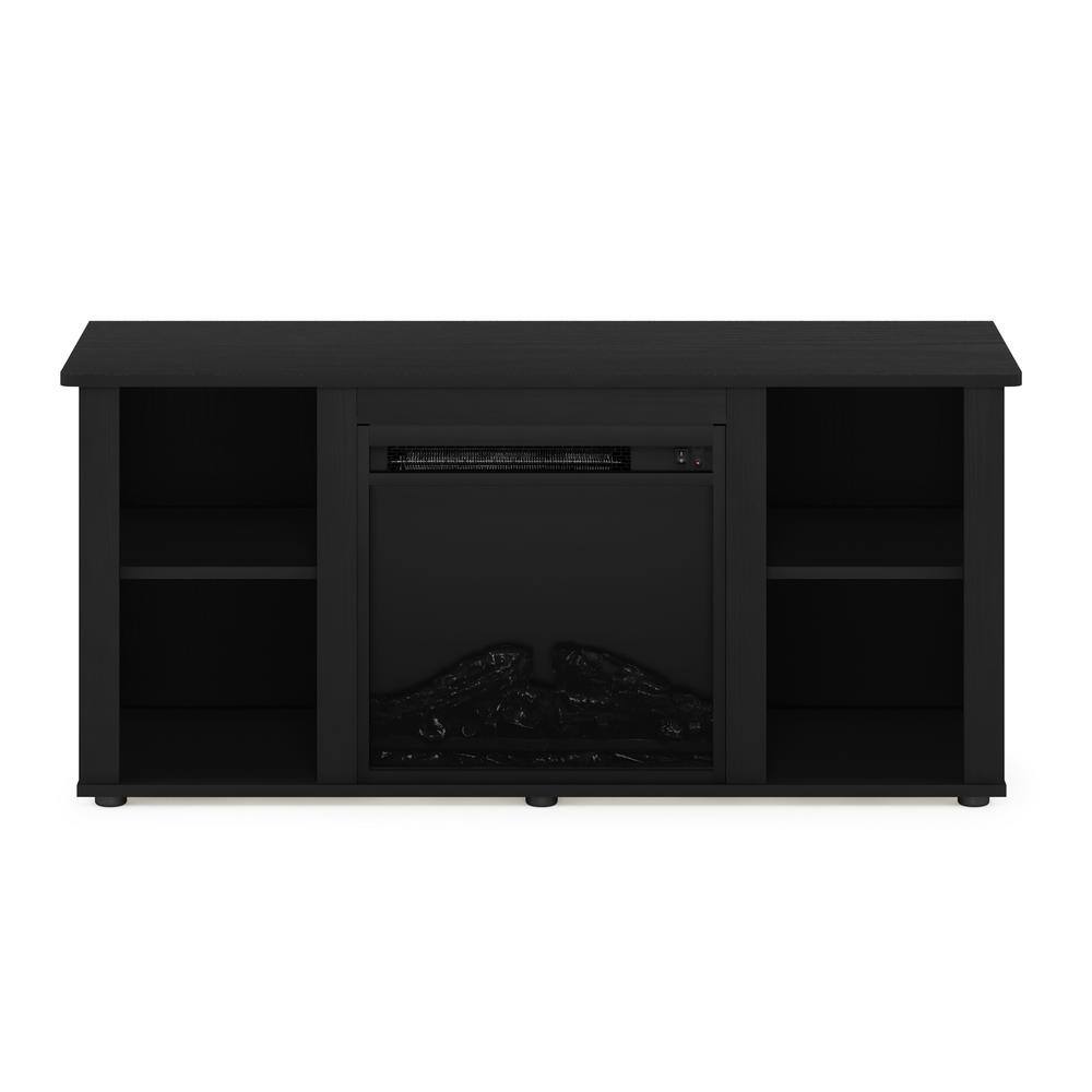 Furinno Jensen 47.2 in. Americano TV Stand Fits TV's up to 55 in. with Electric Fireplace 21181AM