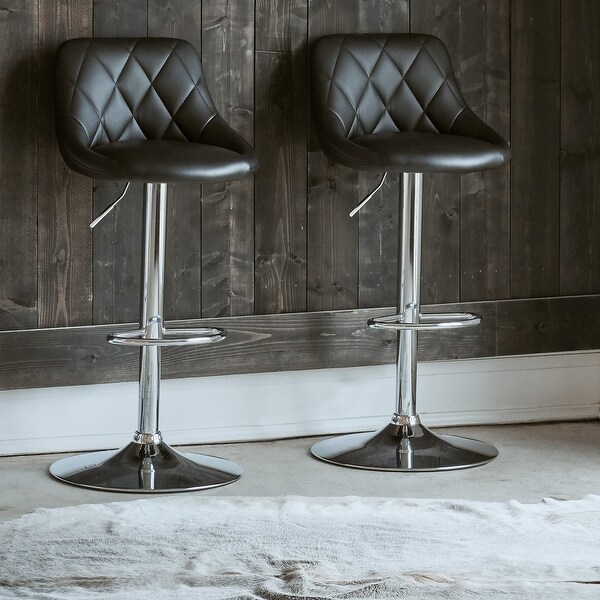 Baltimore Adjustable Swivel Barstool - Set of 2