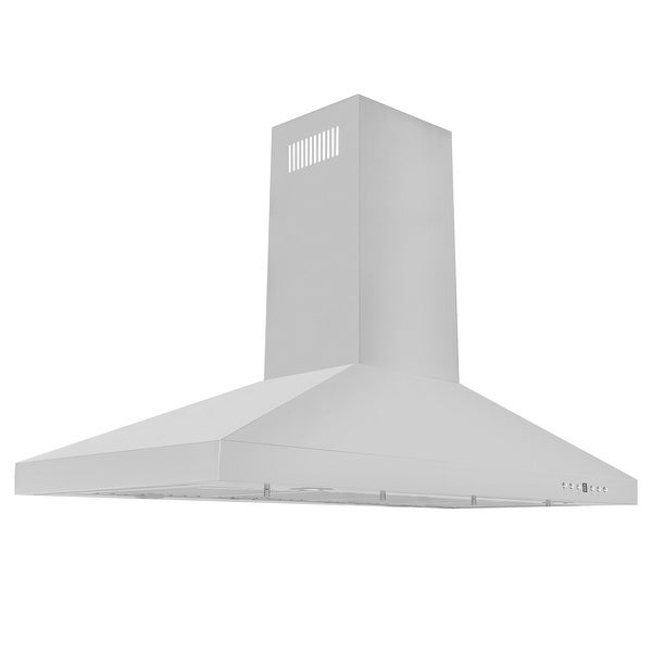 ZLINE Convertible Island Mount Range Hood in Stainless Steel