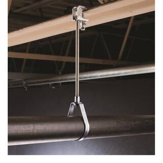 The Plumber's Choice 34 in. Swivel Loop Hanger for Vertical Pipe Support Galvanized Steel 34HSRNGP