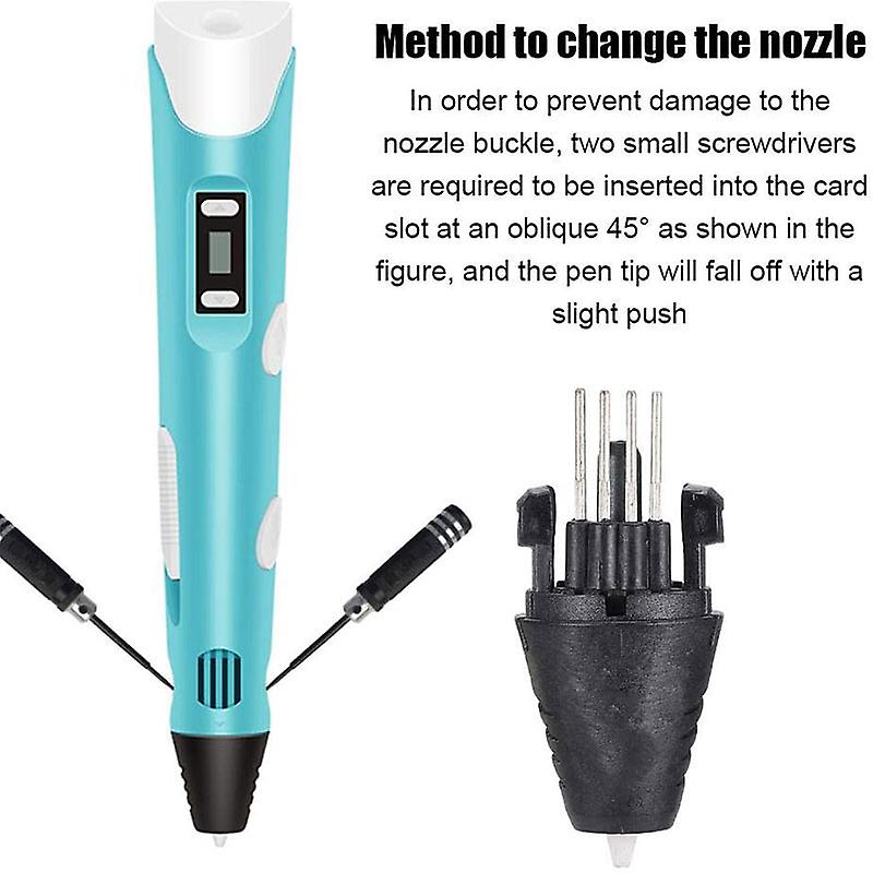 3d Printing Pen Nozzle Printer Head Replacement For 3d Printing Pen Printer Parts Accessories(a)