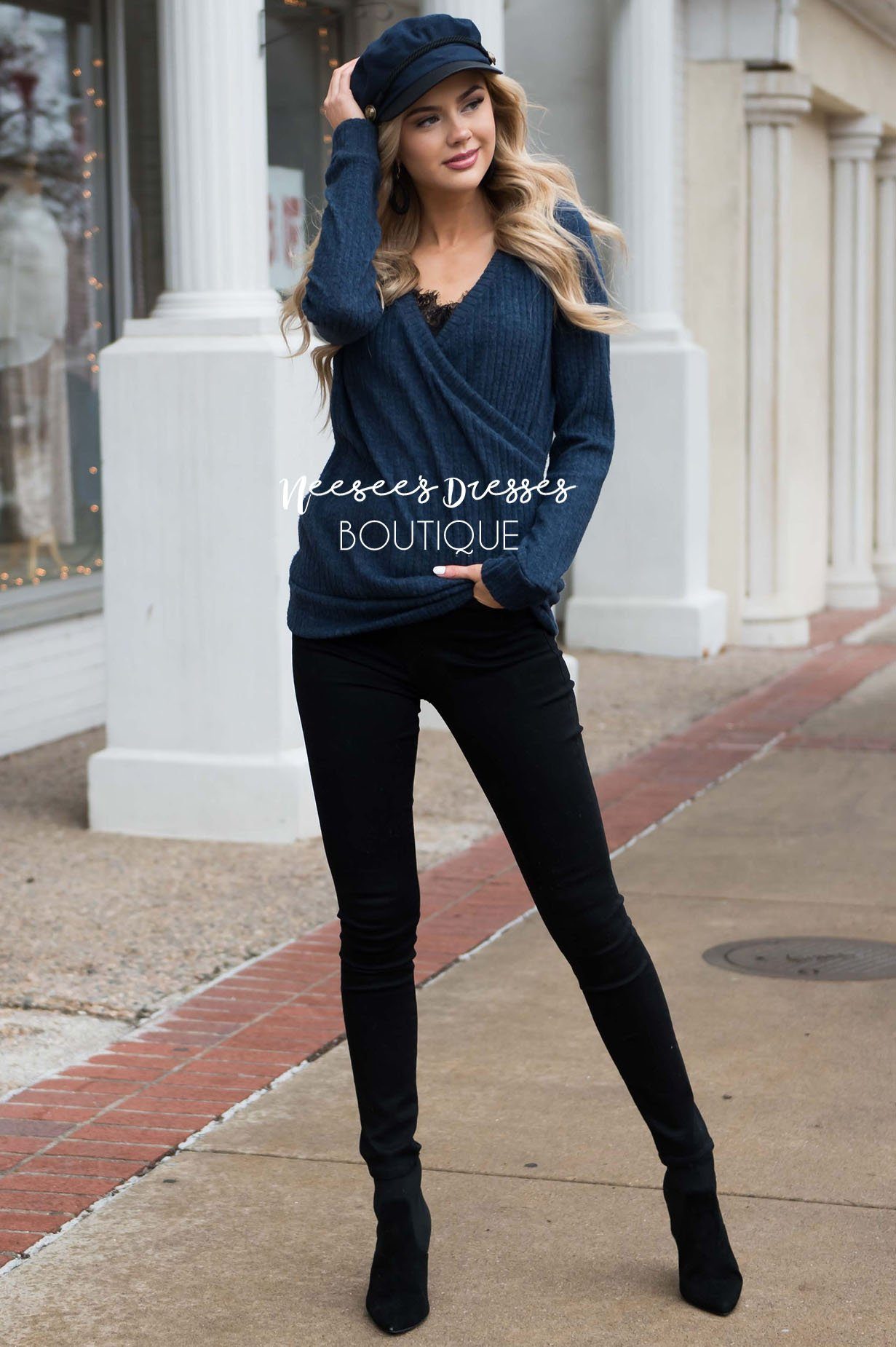 Cross Front Cozy Top