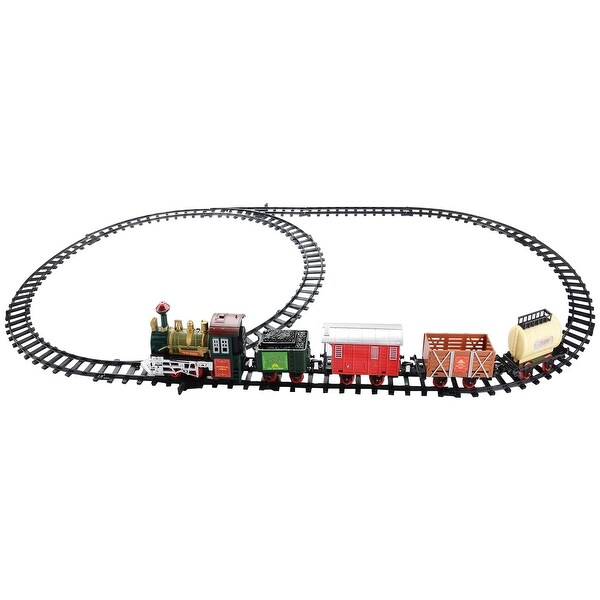 16Piece Battery Operated Continental Express Train Set with Sound