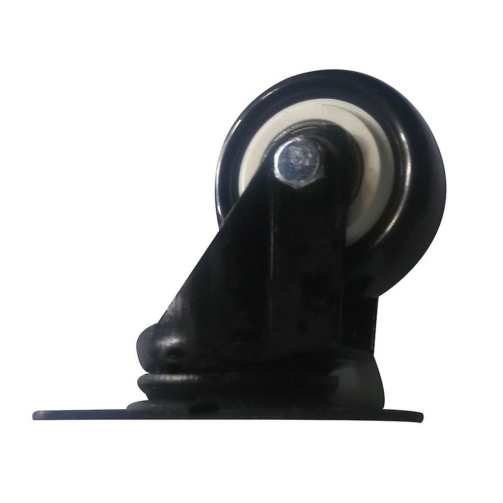 2 X Heavy Duty Pu Swivel Castor Wheel Trolley 50mm Furniture Caster Rubber