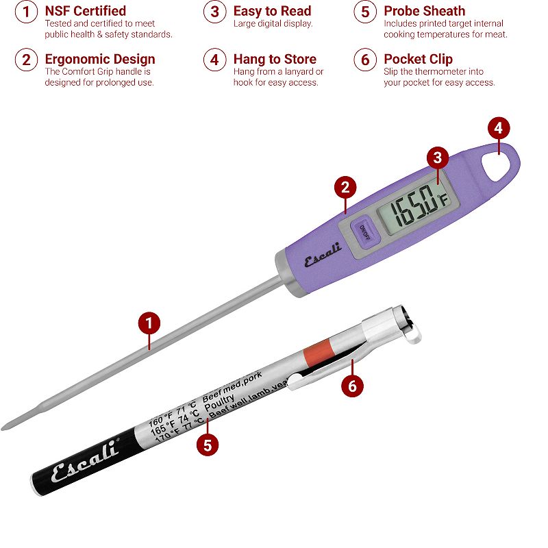 Escali Gourmet Digital Thermometer