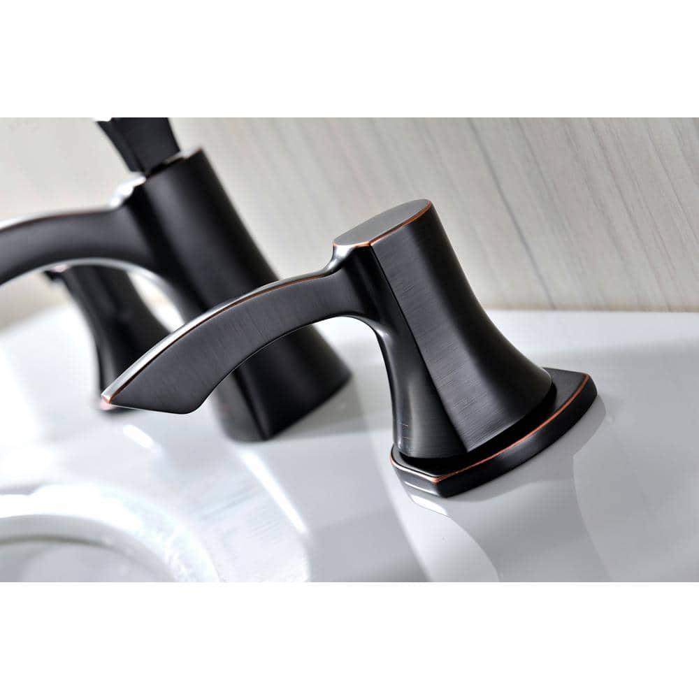 ANZZI Sonata Series 8 in Widespread 2Handle MidArc Bathroom Faucet in Oil Rubbed Bronze