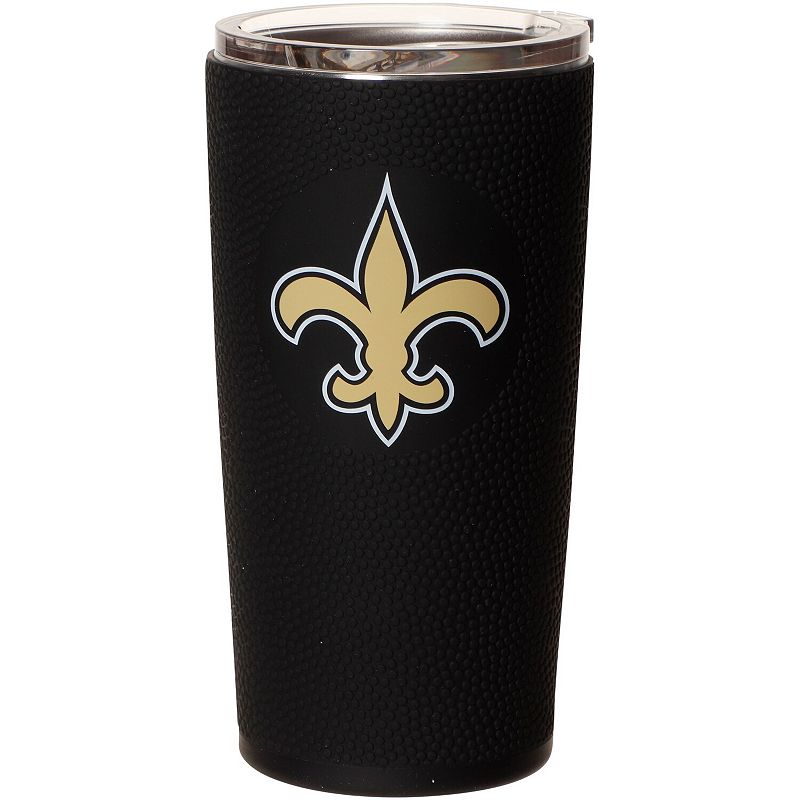 New Orleans Saints 20oz. Stainless Steel with 3D Silicone Tumbler