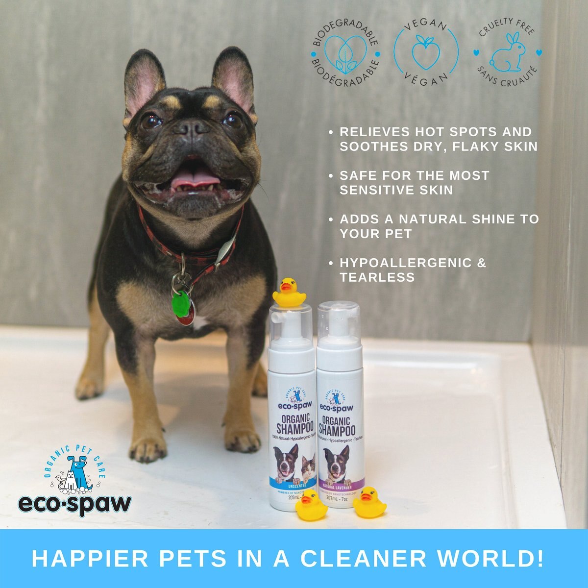 EcoSpaw Unscented Dog and Cat Shampoo