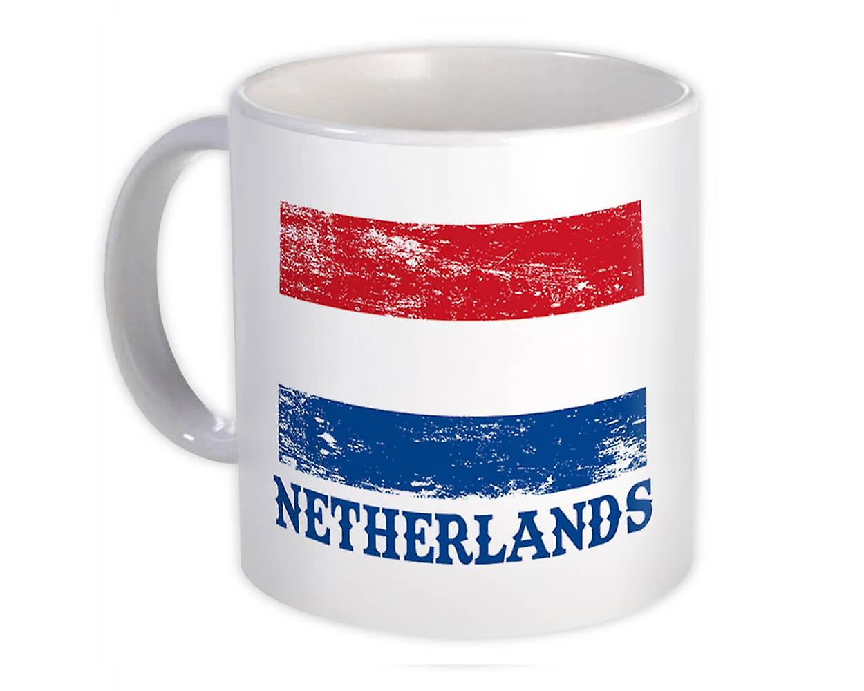 Gift Mug: Netherlands Distressed