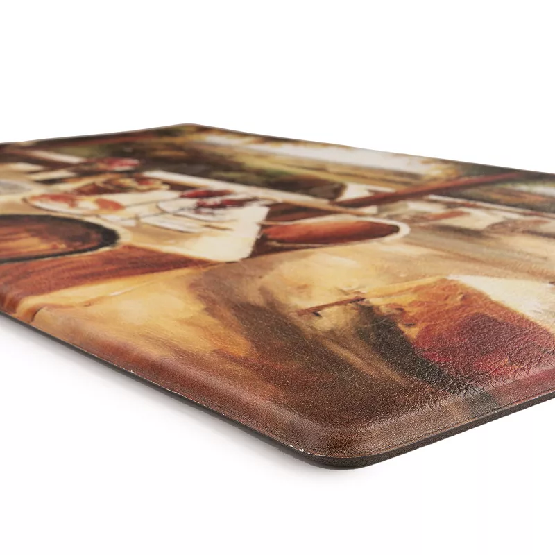 World Rug Gallery Waterproof Restaurant Kitchen Mat